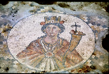 Porträt der Tyche (Mosaik)